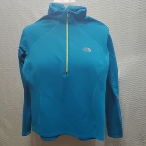 The North face zip-up top